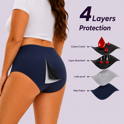 High-Waisted Leakproof Underwear